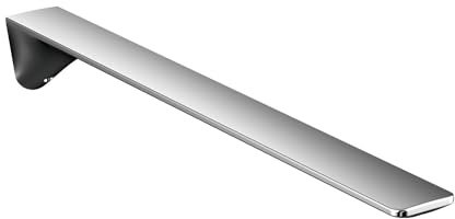 Emco Art Handtuchhalter chrom, Handtuchstange 1-armig, starr, zur Wandmontage, Länge 320 mm - 165000132, Grau