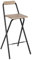 5five - sedia bar pieghevole louna effetto rovere naturale