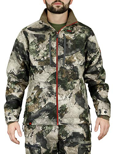 Mossy Oak Herren Jagdjacke Sherpa-Fleece gefüttert Jacke, Terra Gila, XXL