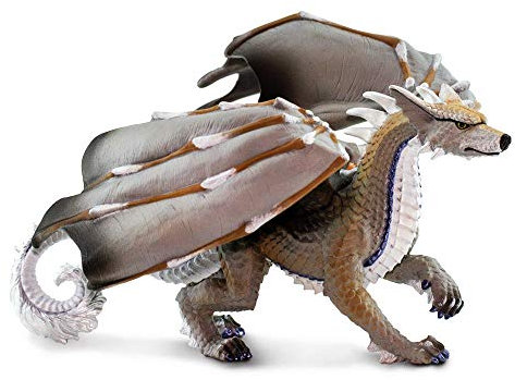 Safari Ltd Drago Lupo 21 cm | Figura di Drago Dipinta a Mano | Giocattoli per Bambini | Non tossico e senza BPA | Adatto ai Bambini dai 3 anni