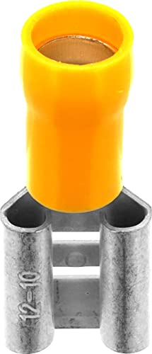 Restagraf - Capocorda Piattaforma Pre-isolata Femmina Rinforzata - per Fili elettrici da 2,6 a 6 mm² - Dimensione 9,4 x 1,2 mm - crimpatura Semplice e Solida - RIF. 306936 - Confezione da 50