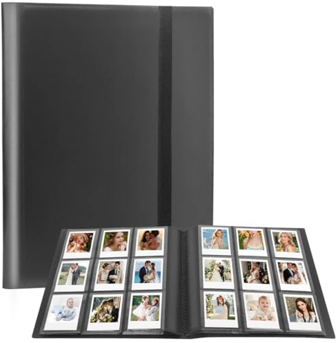 432 Pockets Photo Album fo Polaroid Mini Camera, for Fujifilm Instax Mini Camera 12 11 9 41 99 90 8 7S Evo LiPlay Instant Cameras, 2x3 Inch Instax Photo Album, Black