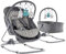 Engel & Storch Babywippe VIGO Baby Schaukelstuhl Babywiege mit abnehmbarem Bezug und Spielebogen - in Grau + Grau