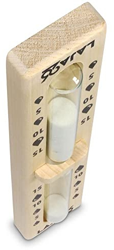 Sauna Sanduhr ''Bügel'' weißer Sand