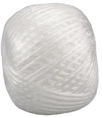 Garten Schnur Weißes, 100 g schweres, 80–90 m langes Seil for Verpacken von Verpackungen for industrielle Verpackungen, Dekoration, Bündelung, Gartenarbeit und Heimgebrauch