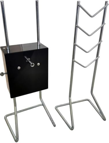 Batik - Girarrosto per Barbecue Elettrico e Batteria con Poggiaspiedo - Cottura Omogenea con il Girarrosto Elettrico Perfetto - Girarrosto per Maialino, Pecora, Agnello