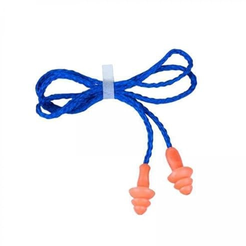 perfk 5x Noise Cancelling Ear Plugs with Cord Sleeping Ear Plugs 25dB Snr Reusable Noise Reduction Earplugs for Studying Traveling
