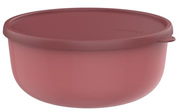 Mepal - Récipient pour micro-ondes Lumina - Boîte hermétique alimentaire avec couvercle pour frigo, congélateur, four vapeur, micro-ondes et lave-vaisselle - Bol de service - 3000 ml - Vivid mauve