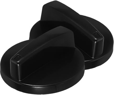 Veemoon 2pièces Lot de Boutons de Commande de Rechange pour Cuisinière Électrique Four et Barbecue Bouton pour Plaque de Cuisson à Gaz et Friteuse à Air Chaud