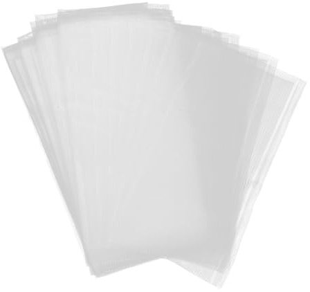 OHPHCALL 100pcs PVA Water Soluble Bait Bags for Carp Fishing Mesh Bags for Solid Bait 6x12cm for Fishing Tackle and Applications