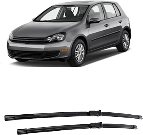 MadongJ Auto Scheibenwischer für Golf 6 2009-2012 24+19, Frontscheibenwischer Wischerblätter Scheibenwischer Wischblattsatz Blatt Scheibenwischer