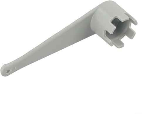 Clé de démontage et d'installation de valve d'air pour bateaux gonflables avec 6 rainures en PVC Outil pour kayak, canoë, radeau, canoë, pneumatique, entretien de valve de matelas pneumatique (gris)