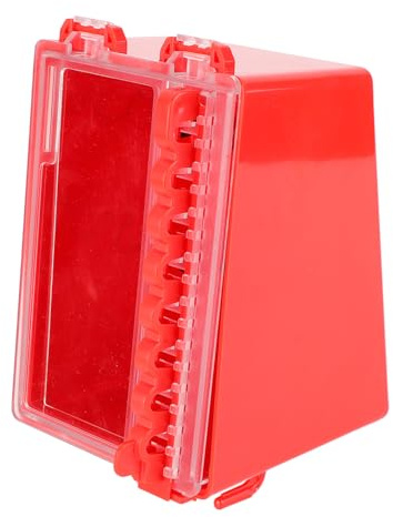 PUSOKEI Panneau Transparent, Boîte à Clés avec Serrure à 8 Chiffres, Boîte Combinée Murale pour une Gestion Efficace des Clés, Plastique D'ingénierie ABS