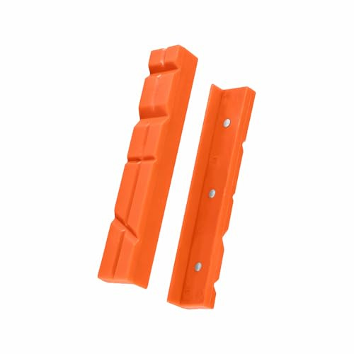 Schraubstock-Schutzbacken, 150 mm, weiche Backen für Schraubstock, stark magnetische Pads, Nylon, Multi-Groove und strukturierte Einsätze zum Spannen von Holzbearbeitung, Metall, Kunststoffen, 2 Stück