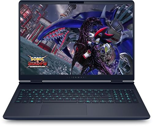 Alienware 16X Aurora 16” QHD+ 240Hz, Intel Ultra 9-275HX (24 Cores), Nvidia GeForce RTX 5070 8GB, 2TB PCIe Gen 4.0x4 NVMe, 64GB DDR5, WIFI 7 & BT 5.4, RGB Backlit US Keys, Windows 11 Pro (Renewed)