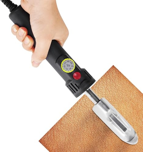 Mini Eisen für Handwerk und Leder, Einstellbare Temperatur 50-350°C, Faltenentferner für Quilten, Kleidung und Schuhe