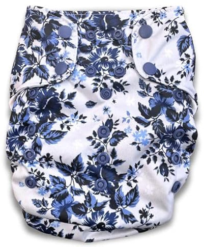 Smart Bottoms Dream Diaper 3.0 AIO Stoffwindel One Size (4–16 kg) – Weiche All-in-One Windel, mitwachsend, auslaufsicher & nachhaltig (Anastasia)