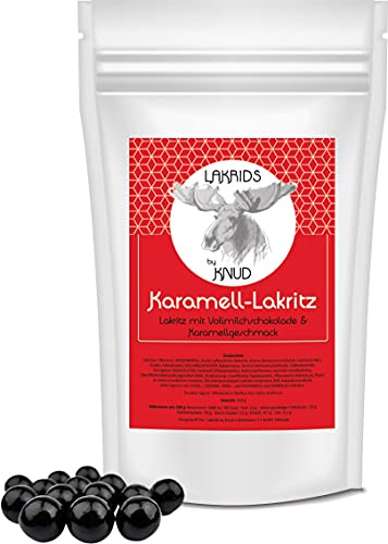 Lakrids Knud | Lakritzkugeln mit Karamell - 150 g Packung