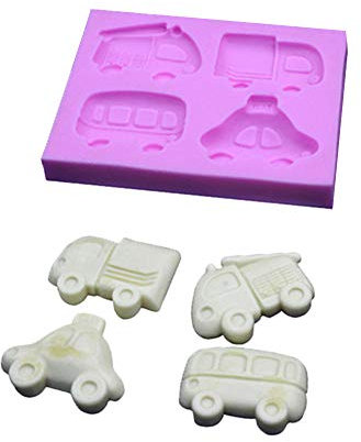 Beiersi Auto Silikon Form Fondant Marzipan Tortendeko Ausstecher Seife Backen Mould Dekoration Werkzeug