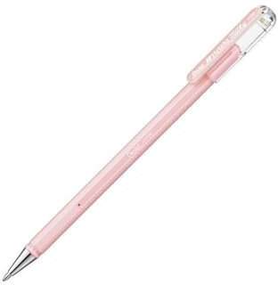 Pentel K108-P Hybrid Milky Stylo Roller Encre Gel Pastel Rose