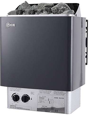 3KW Electric Sauna Heater with Built-in Controller, Spa Heater 380V Spa Heater Supports Body Detox & Weight Loss