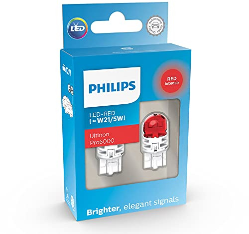 Philips Ultinon Pro6000 LED lampe de signalisation automobile (W21/5W red)