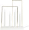 Eglo GLOSSY FRAME, Arco luminoso natalizio con 4 lampadine, luce bianca con elementi metallici in ottone, arco con cavo, E10, bianco caldo