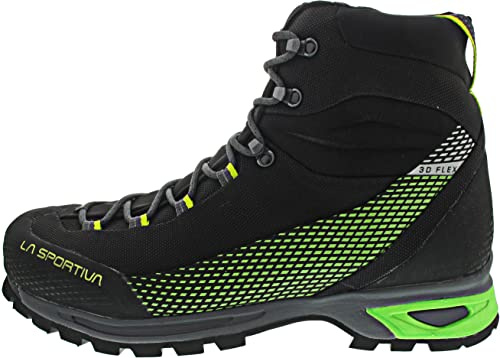 La Sportiva Trango TRK GTX, bergsstövlar för män, svart/grön (Flash Green), 45,5 EU