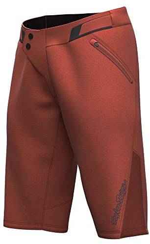 Troy Lee Designs Cycling Mountain Bike Trail Biking MTB Bicycle Shorts for Mens, Shorts Short Shell Red Clay