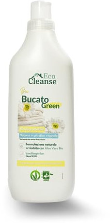 EcoCleanse - Detersivo ecologico per il bucato con Aloe Bio – 1L