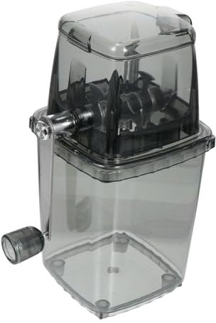 Uonlytech Trituratore Di Ghiaccio Manuale Portatile Macchina Per Ghiaccio Multifunzionale Per Casa e Picnic Utensile Compatto e Leggero Facile Da Usare Senza Elettricità