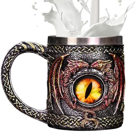 Boccale di birra – & Celtic Men Brocche, Pietra Drinkware | Drago Boccale da caffè tazza da caffè, design creativo decorazione collezione regalo, Dungeons Birra Boccale per uomini amanti S