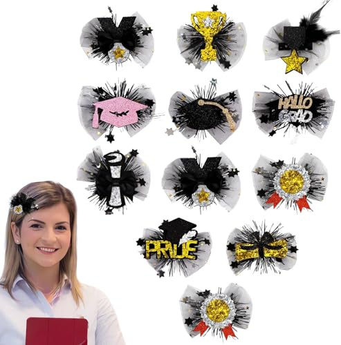 Pinces à cheveux plates pour femmes | 20 x pinces à cheveux à bec pour femmes - Accessoires de mode pour filles de la classe de remise des diplômes 2025 copines coiffeur maquillage