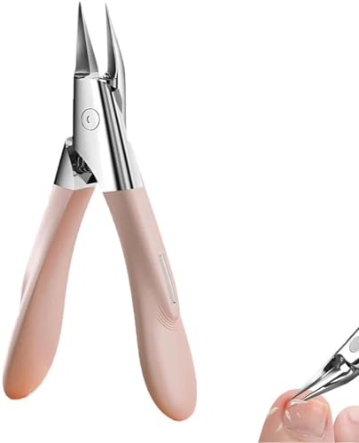 Welnax NailPro Guard - Cortauñas profesional para uñas encarnadas y gruesas, cuchillas de acero inoxidable afiladas ultrafinas con mango antideslizante, corte preciso y fácil para todo tipo de uñas