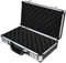 HMF 14403-02 Alu Waffenkoffer für Pistolen mit Zahlenschloss | 42 x 26 x 12 cm | Schwarz