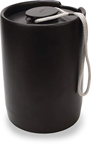 La Cafetière Seattle Coffee Container with Airtight Lid, Ceramic, Black, 1.4 L