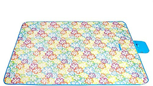 SlimpleStudio Draussen Decken,Verdickte Oxford Stoff Picknickmatte tragbare klappbare Outdoor Matte feuchtigkeitsbeständige Picknickmatte-Blau_148x200cm