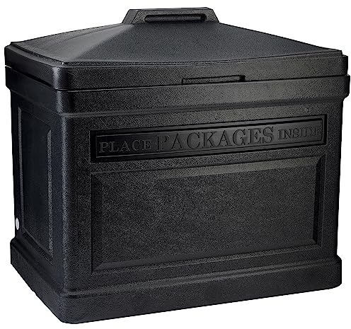 Mighty Tuff MTDB0001 paketleveransbox, stor, svart