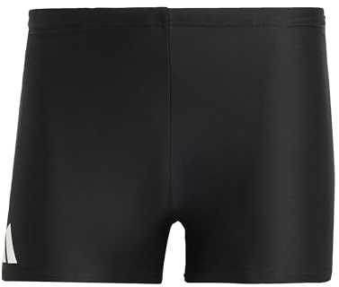 Adidas Herren Solid Swim Boxers, Black/White, S-M