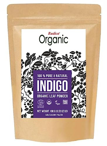 Radico Indigo Blattpulver Haartönung Tiefschwarz 200 g