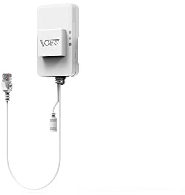 VONETS VAR1200-L Industrial Gigabit Dual Band WiFi Bridge/Routeur 1200M WiFi vers Ethernet Adaptateur avec Ventilateur Intelligent, 3 ports Gigabit, POE, DC/USB Powered pour réseaux industriels,