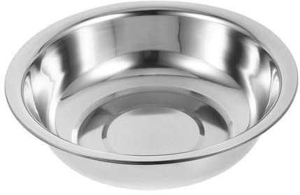 Hemobllo 304 Edelstahl Rührschüssel Becken für Suppe Salat Home Geschirr Küche Gadget