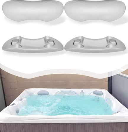 4PCS 77444 Hot Tub Head Rest Pillows Fits for Hot Spot Relay, Rhythm, SX, Tempo, TX (2015 to 2019) Spa Model, Replacement for Hot Spring/Watkins/Hot Tub Spa Parts
