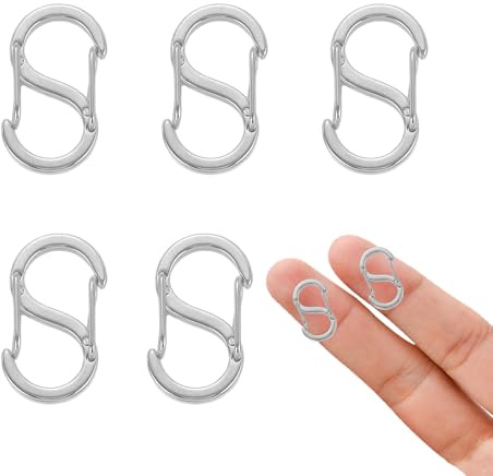 5 Stück Verschlüsse Für Armbänder,Silber Doppelöffnungs Verschluss,Edelstahl Kettenverschluss Gold,Verschluss Für Armbänder,Armband Verschlüsse,Mini Karabiner,Armbandverschlüsse,Für Halsketten Ketten