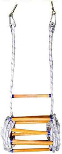 FGQCBBYC Feuerleitern, 2–8 Stockwerke, Strickleiter für den Innen- und Außenbereich, Flucht aus Fenster und Balkon, schnell einsetzbar (3–25 m/10–80 Fuß)