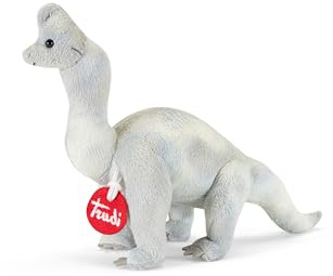 Trudi Brachiosaure Dinosaures en Peluche,Cadeau pour Anniversaire et Noël | 24X18X7cm Taille XS | Animaux préhistoriques | modèle 51181