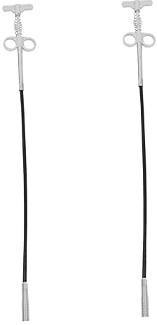 Gadpiparty 2piezas Dragar de Herramienta de Desagüe Desatascador de Tuberías y Alcantarillas Garra Herramienta de Dragado para Limpieza de Desagües y Destapador de Cañerias