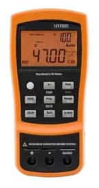 BASSFLY Multimètre U1733C Pont numérique portatif LCR Meter U1732C Capacimètre U1701B/U1731C Lecture précise(U1733C)