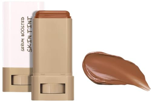 Foundation Stick,Flawless Eraser Foundation Stick,Foundation Stick Beauty Balm Serum Boosted Skin Tint,Solide Getönte Feuchtigkeitsserum Konturstift Foundation Gesichtsstift,Foundation Make Up Stick