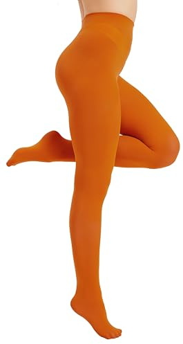 Viozocy Damen Strumpfhose 80D, Elastische Hohe Taille Langlebig Damenstrumpfhosen, Matte Optik Blickdichte Bunte Pantyhose